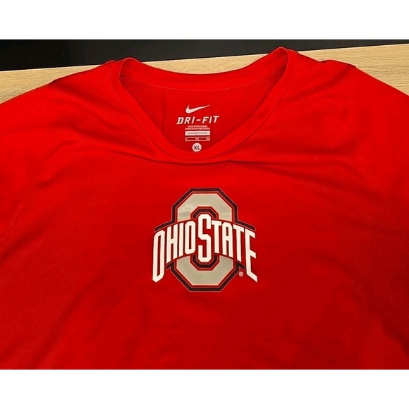 Nike Other - Nike Mens Shirt Ohio State Buckeyes Dri-fit XL‎ Red Elite Long Sleeve Excellent